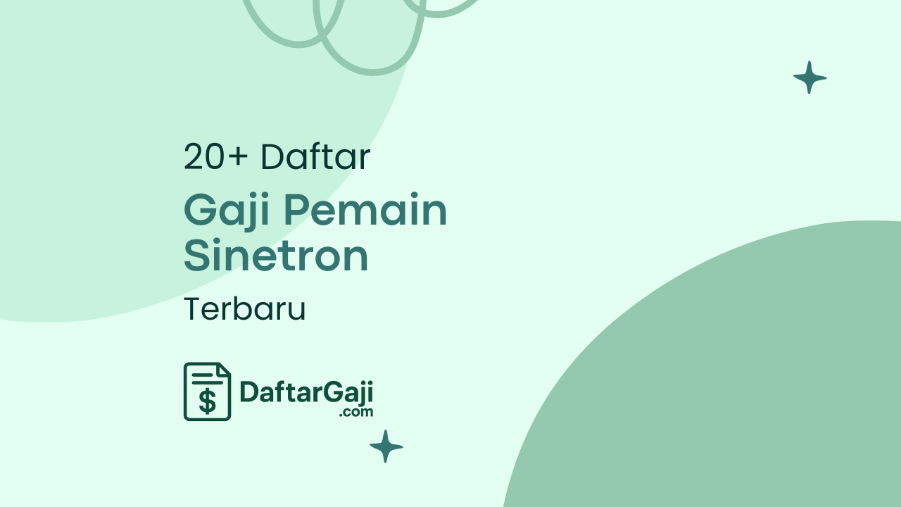 Gaji Pemain Sinetron